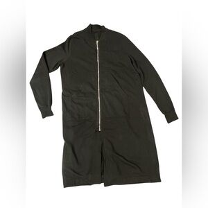 Rick owens Long Flight Sweater dark shadow Mastodon Bomber Sweater Jacket